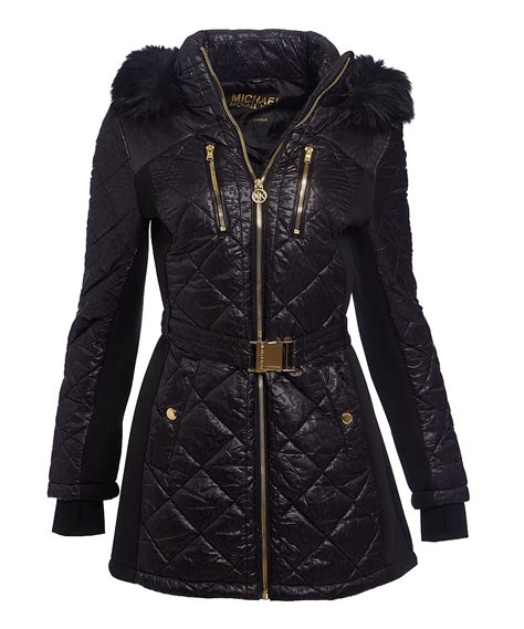 michael kors winterjacke glänzend|michael kors jacket.